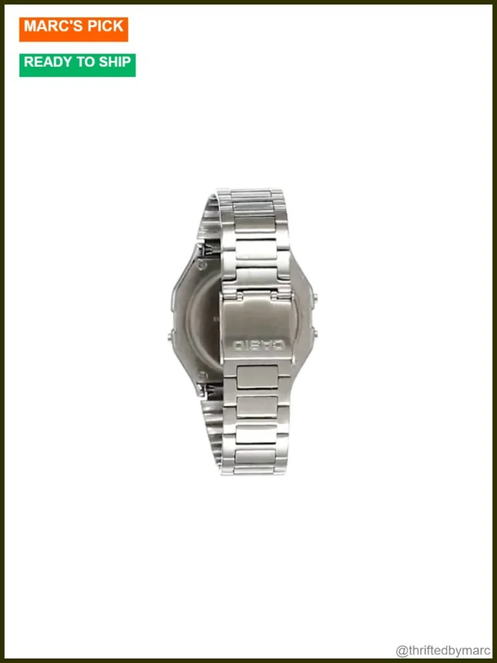Digital Watch with Stopwatch Alarm and LED Light Quartz Movement